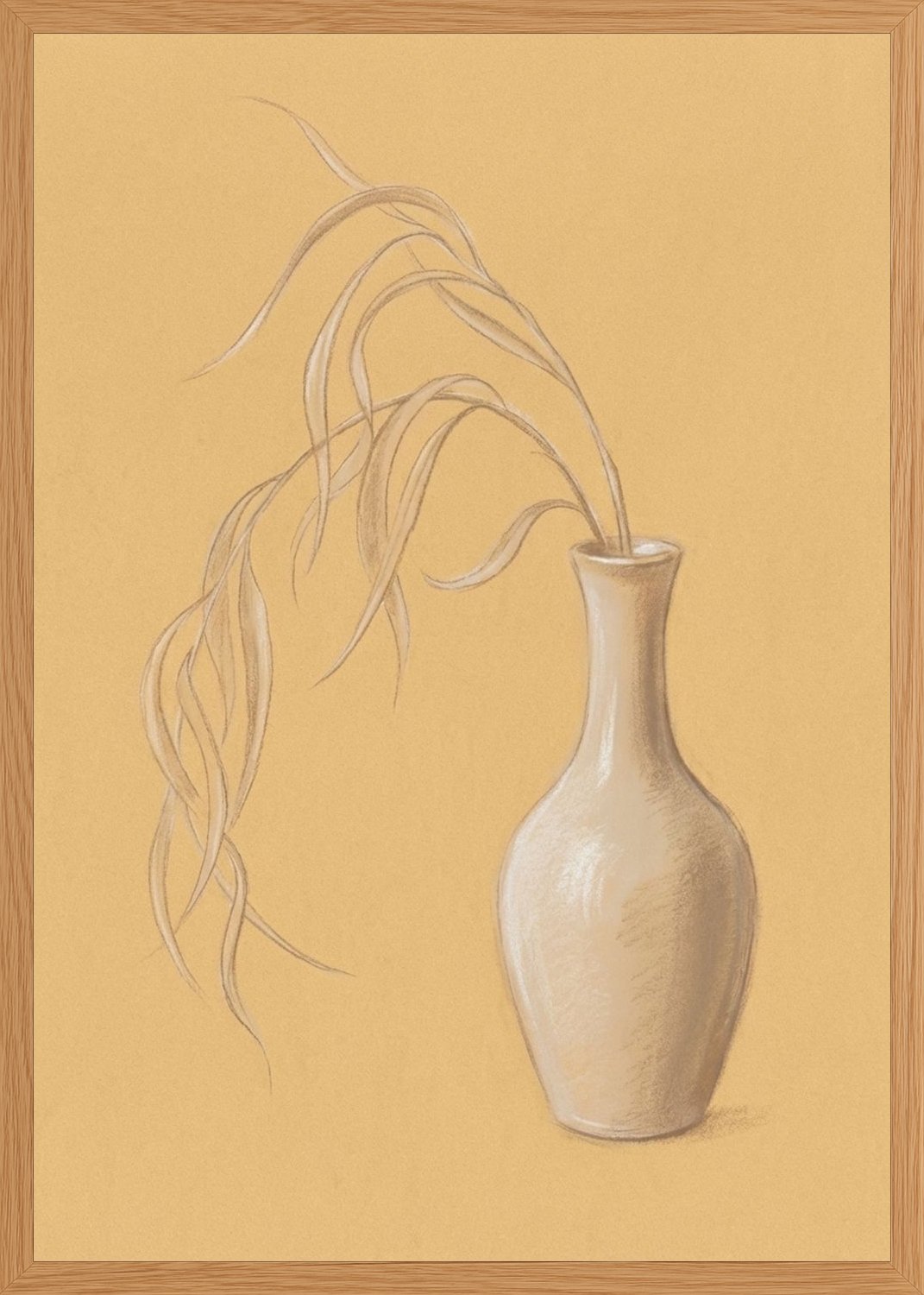Poster in oak frame