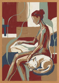 Poster in oak frame