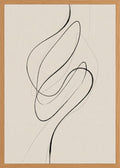 Poster in oak frame