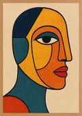 Poster in oak frame