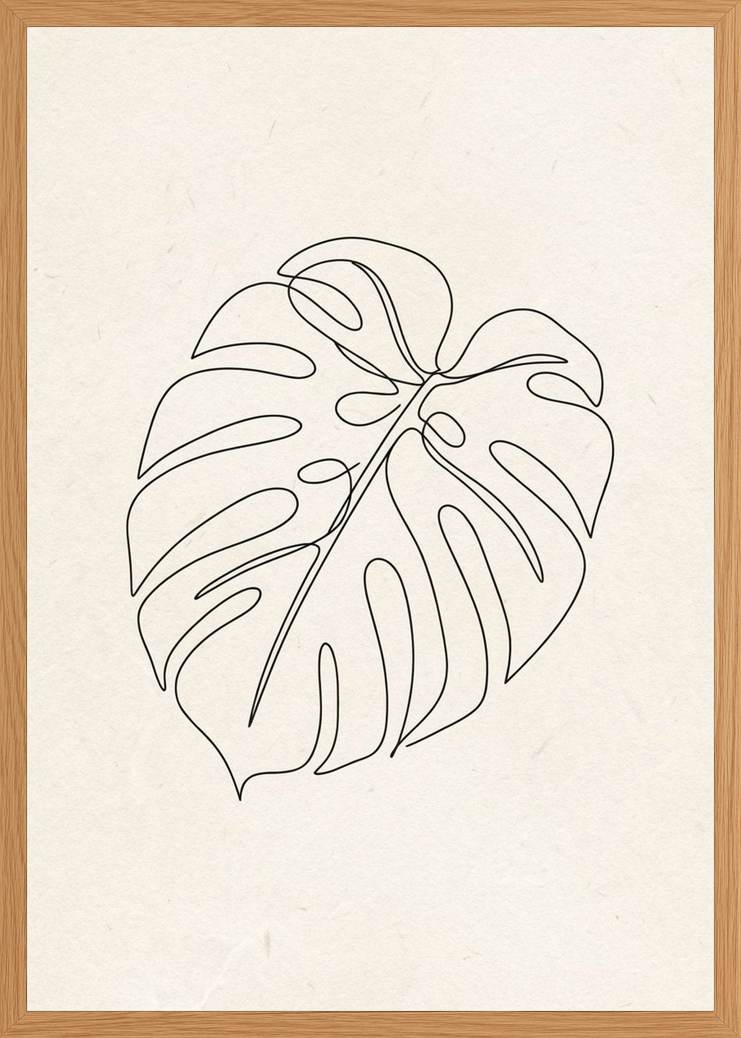 Poster in oak frame