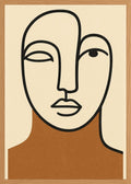 Poster in oak frame