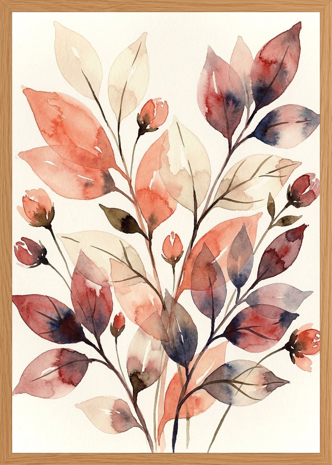 Poster in oak frame