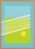 Poster in oak frame