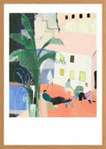 Poster in oak frame
