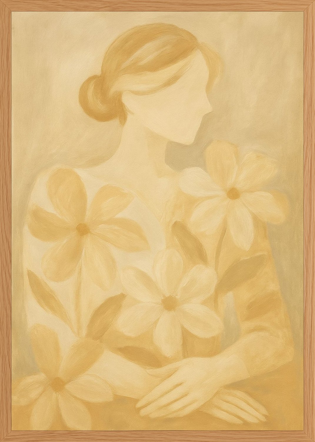 Poster in oak frame