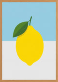 Poster in oak frame