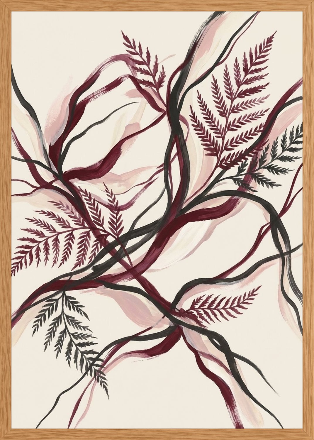 Poster in oak frame