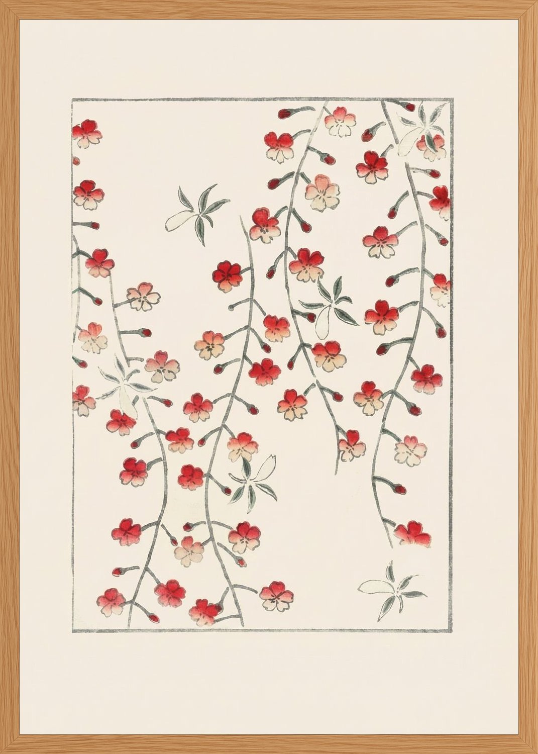 Poster in oak frame