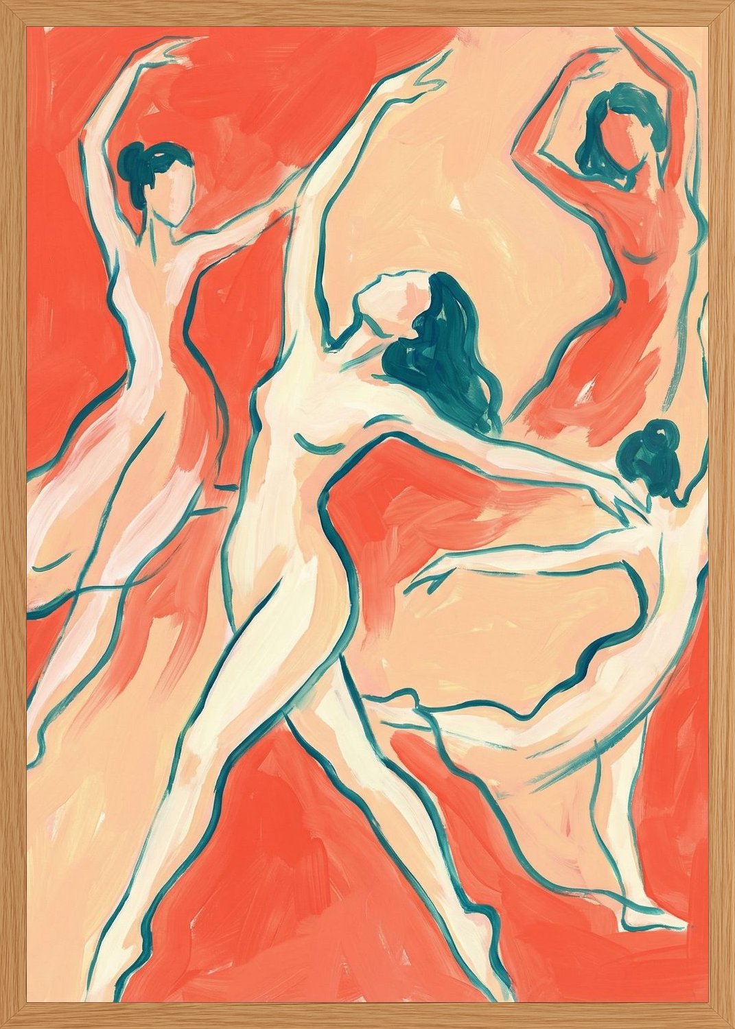 Poster in oak frame