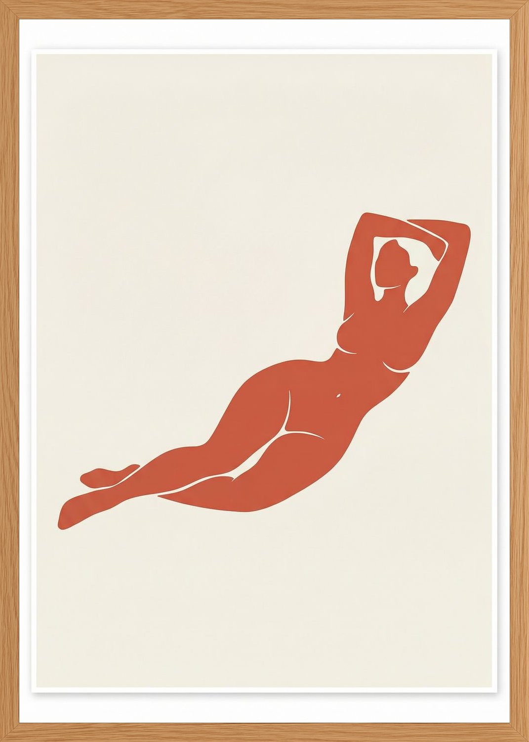 Poster in oak frame