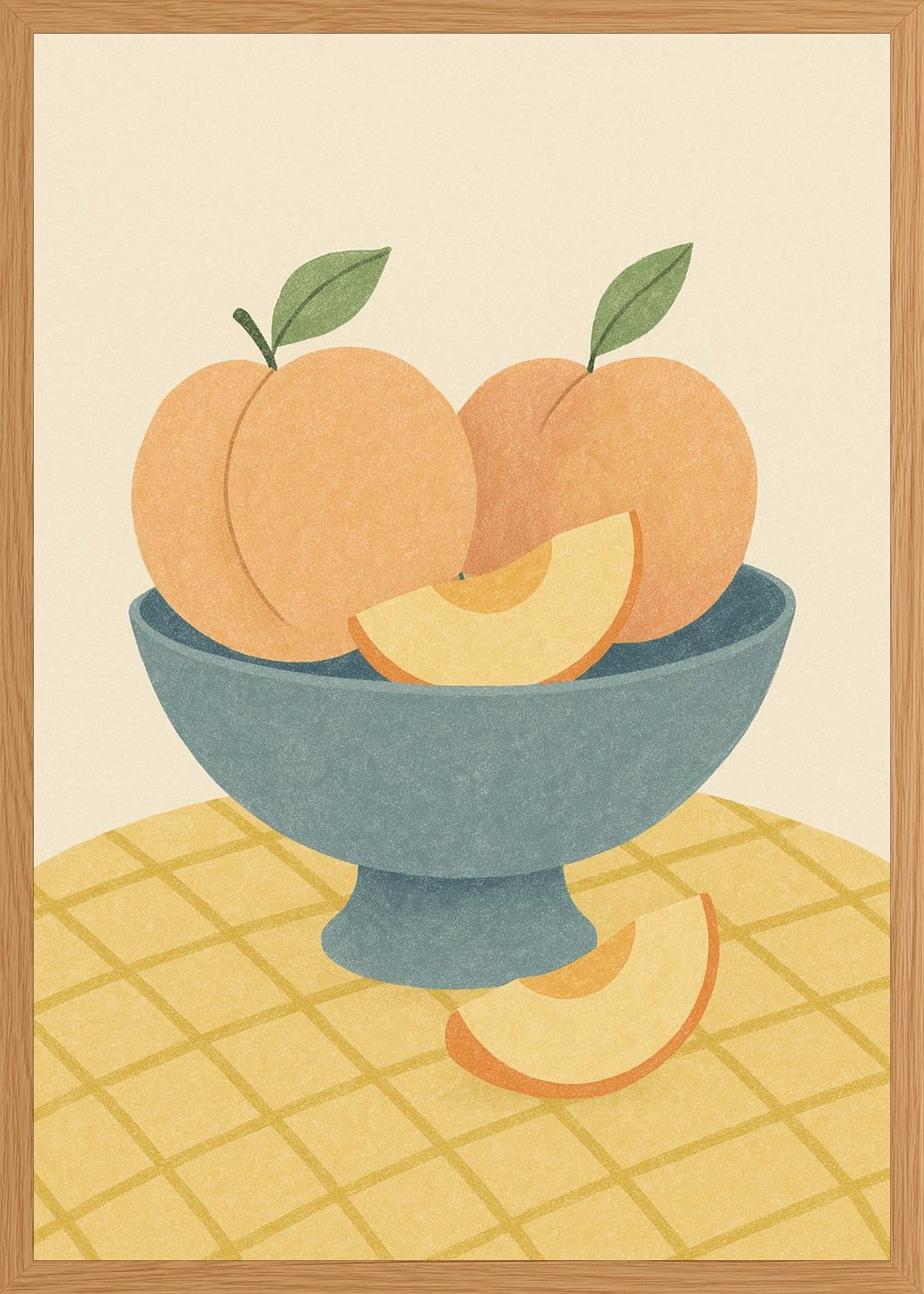 Poster in oak frame