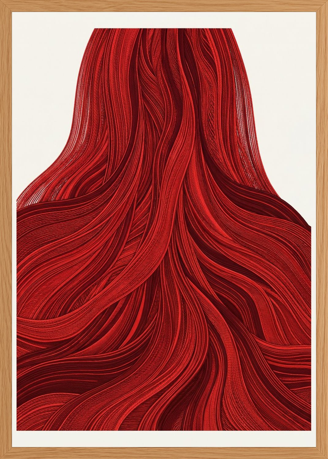 Poster in oak frame