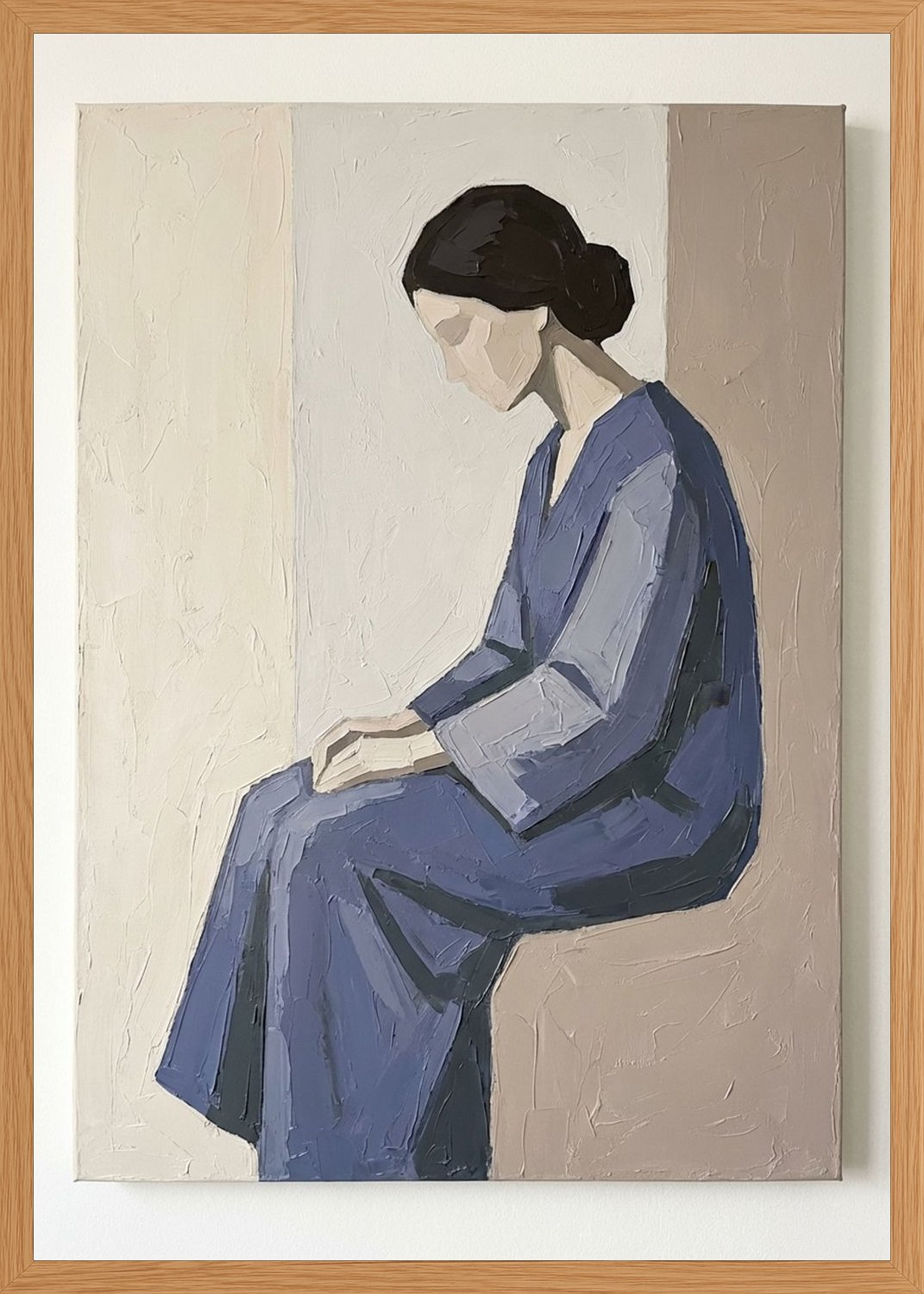 Poster in oak frame