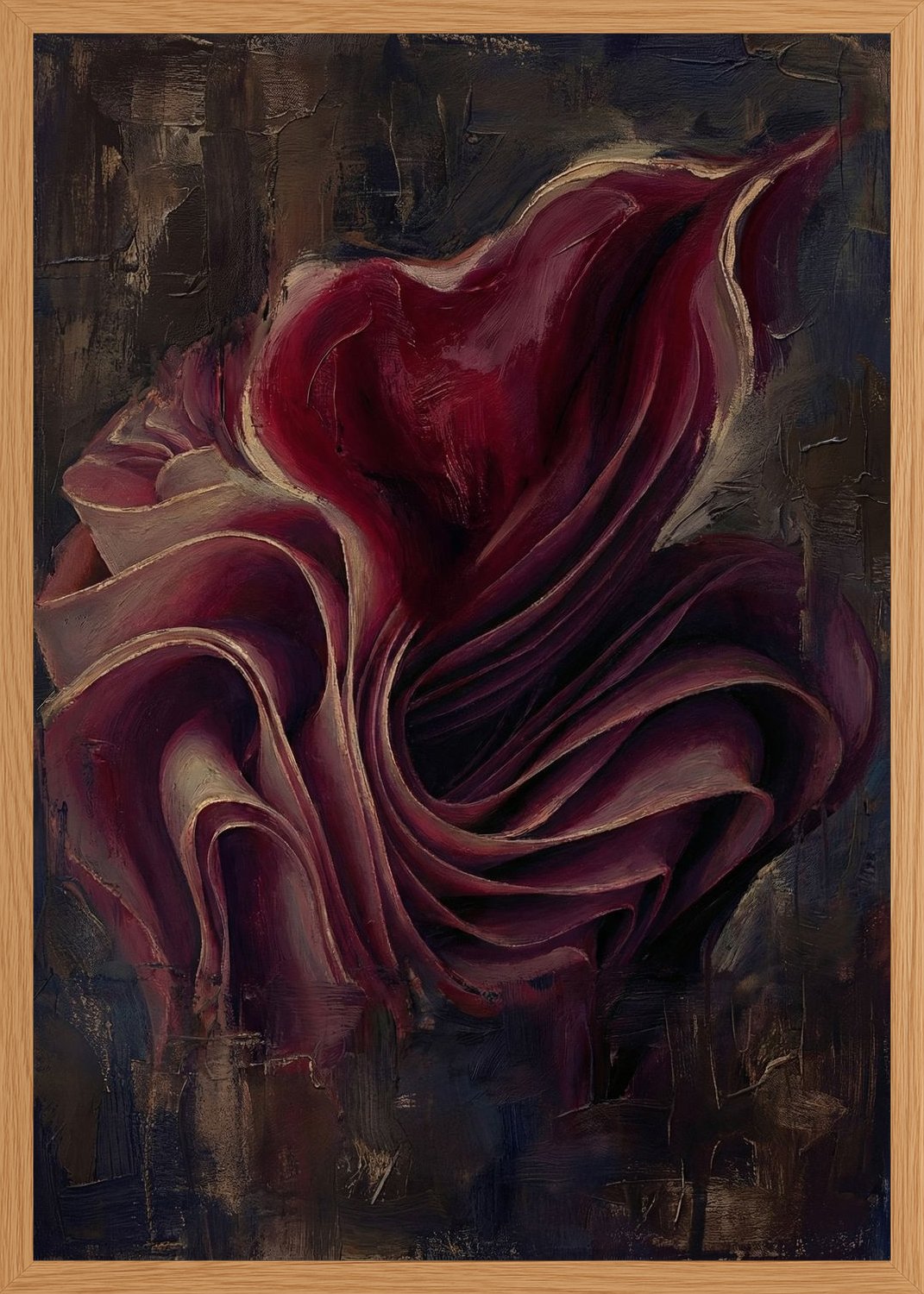 Poster in oak frame