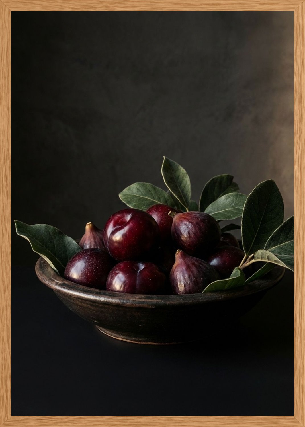 Poster in oak frame