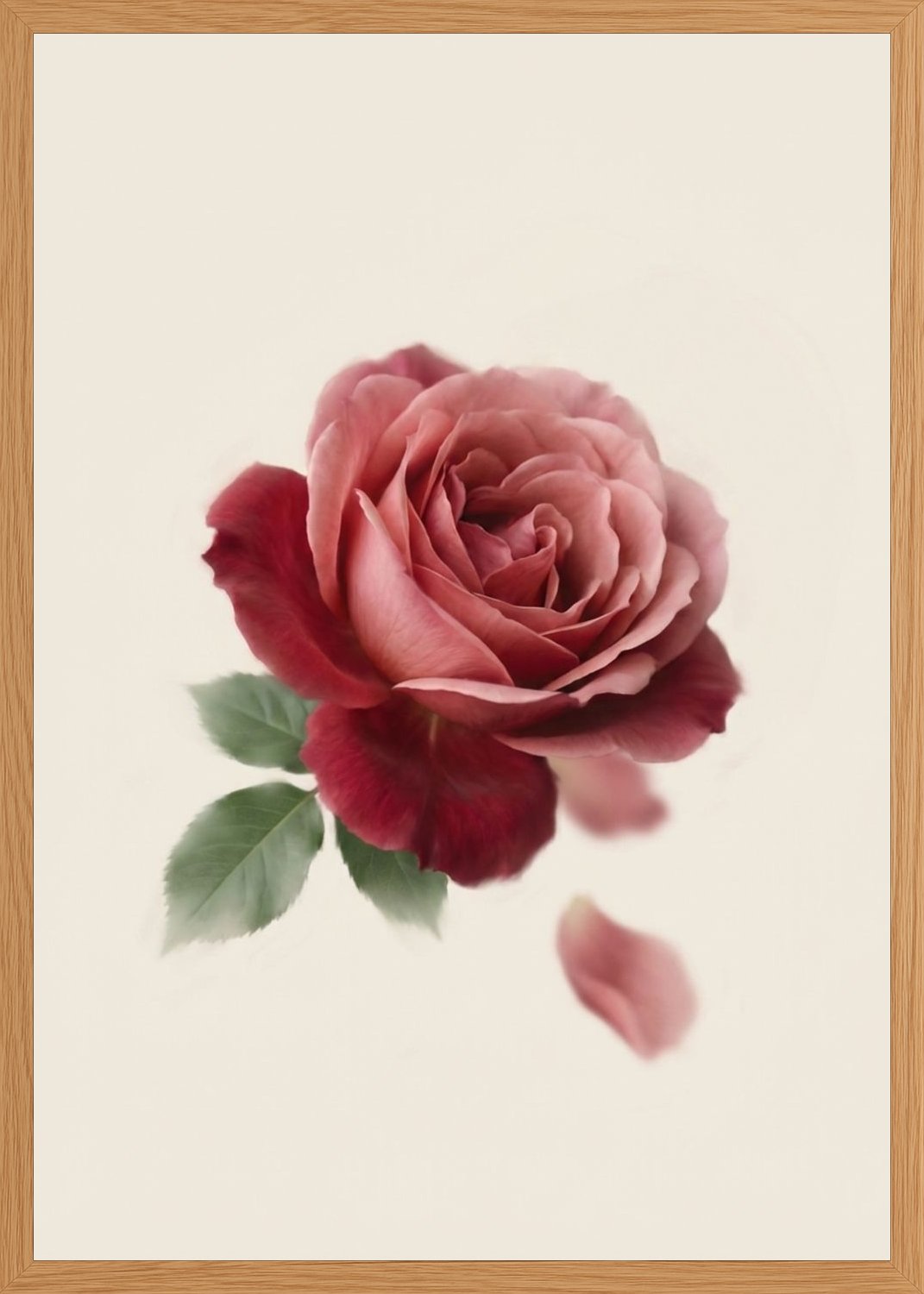 Poster in oak frame