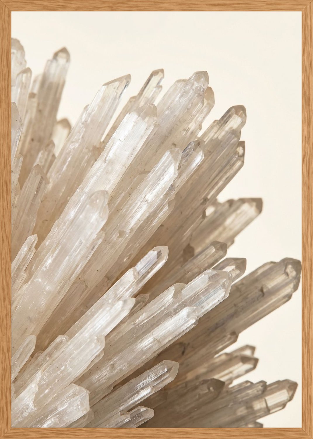 Poster in oak frame