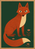 Poster in oak frame