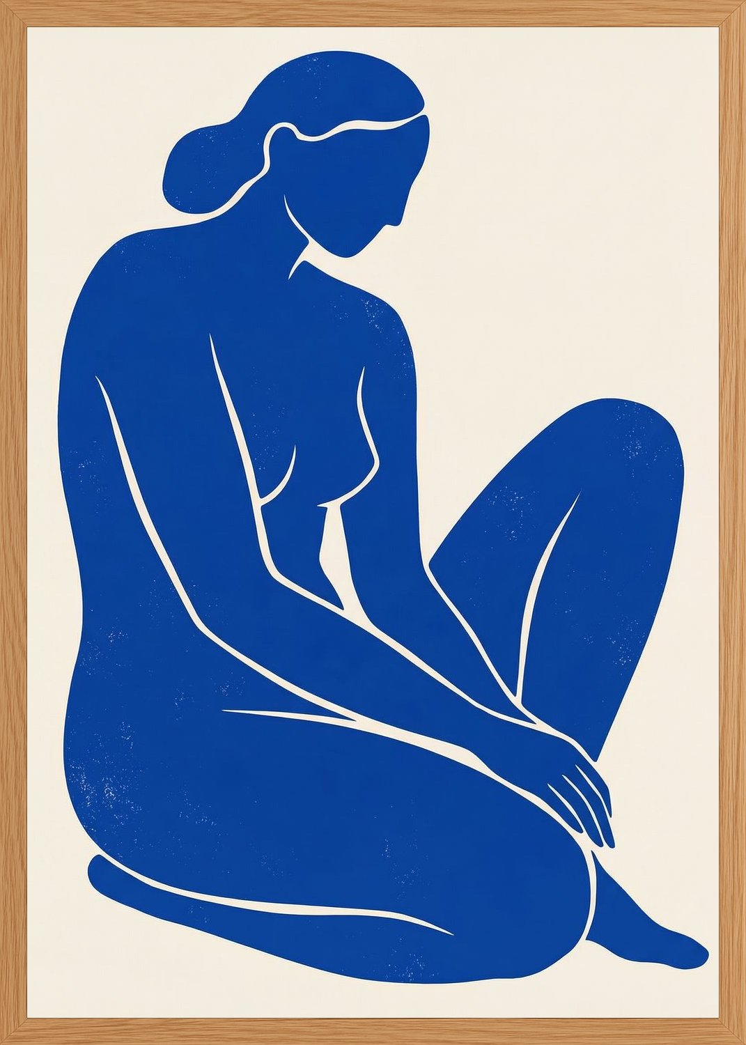 Poster in oak frame