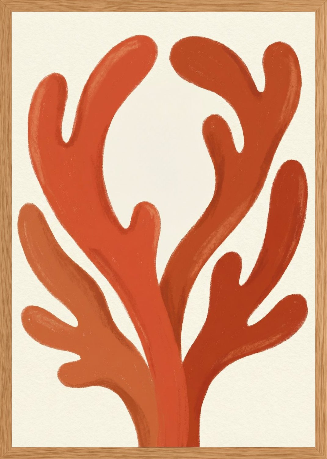 Poster in oak frame