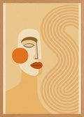 Poster in oak frame