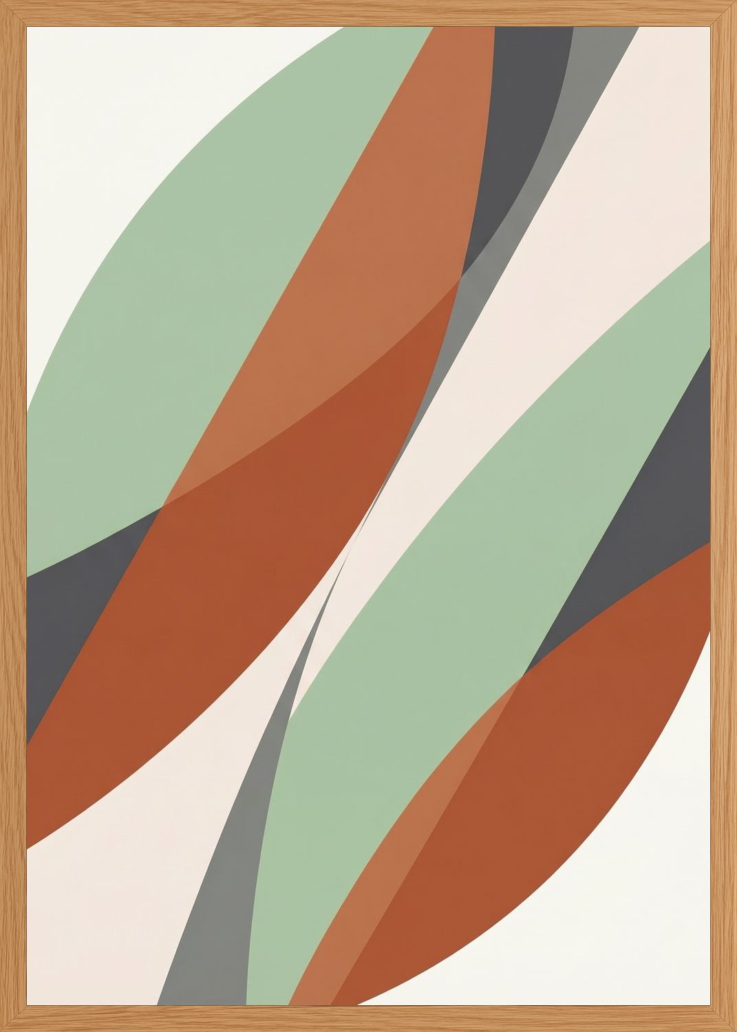 Poster in oak frame
