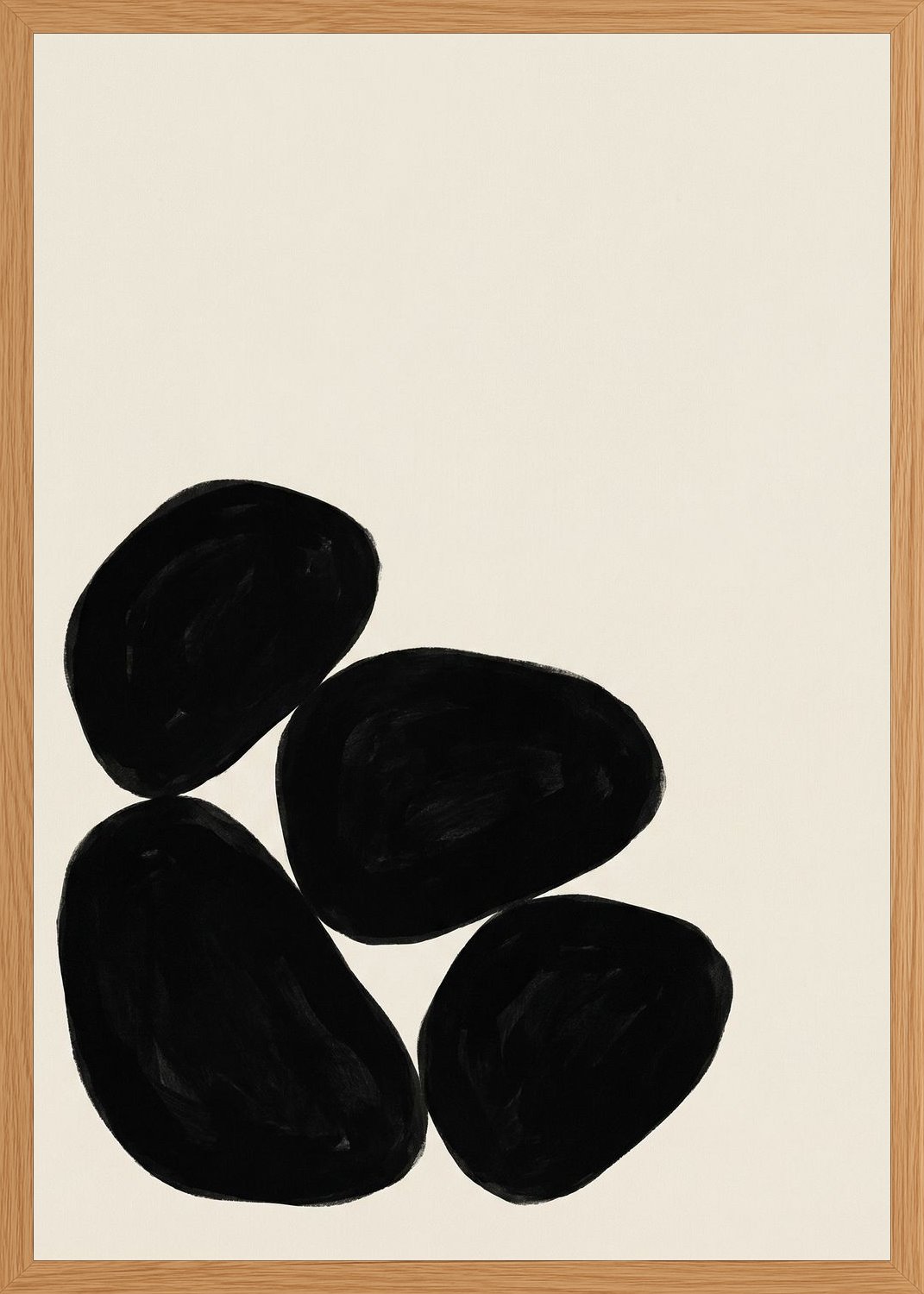 Poster in oak frame