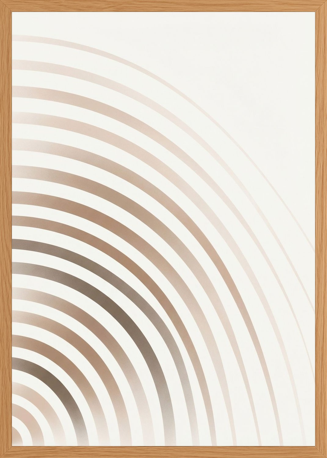 Poster in oak frame