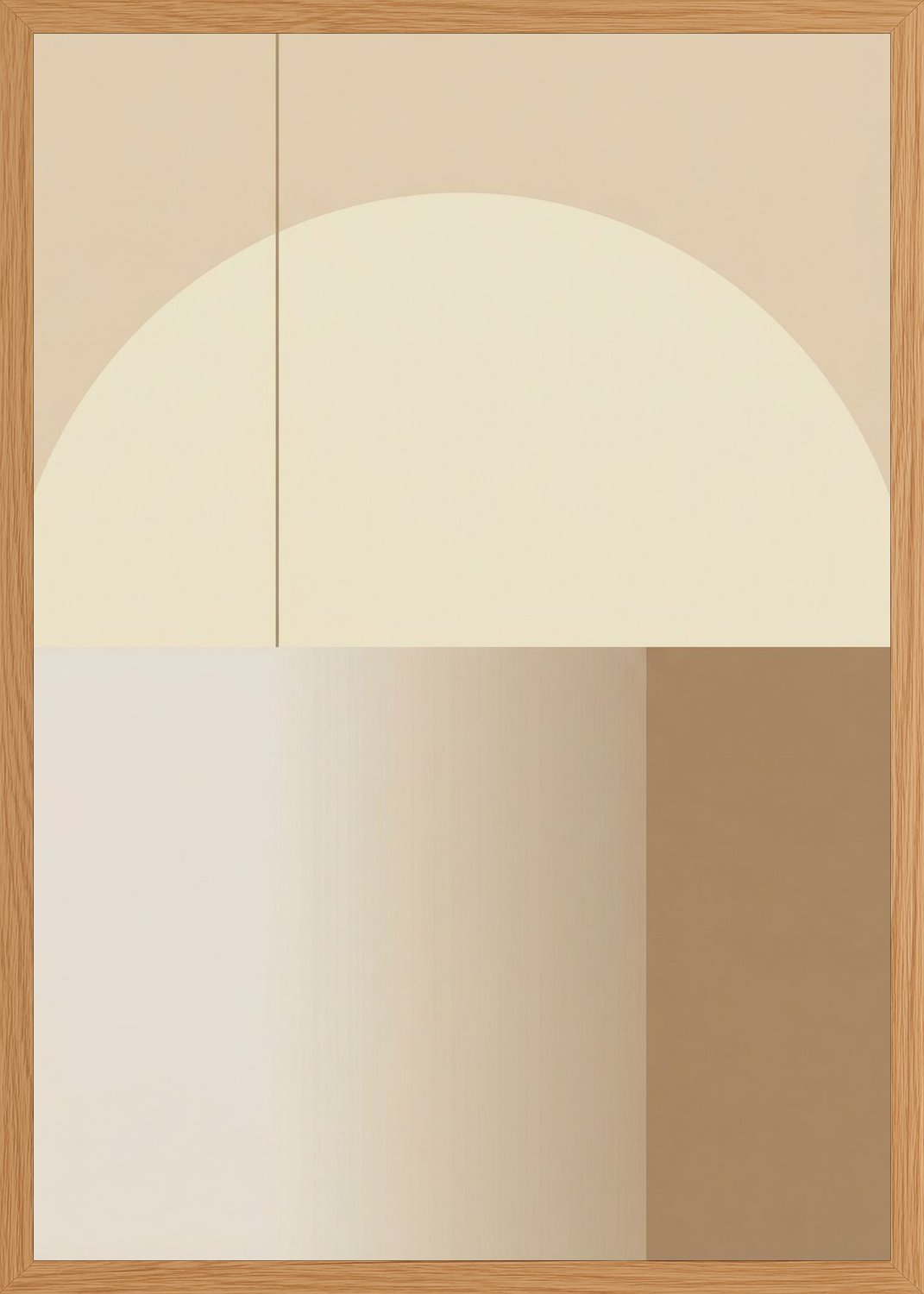 Poster in oak frame