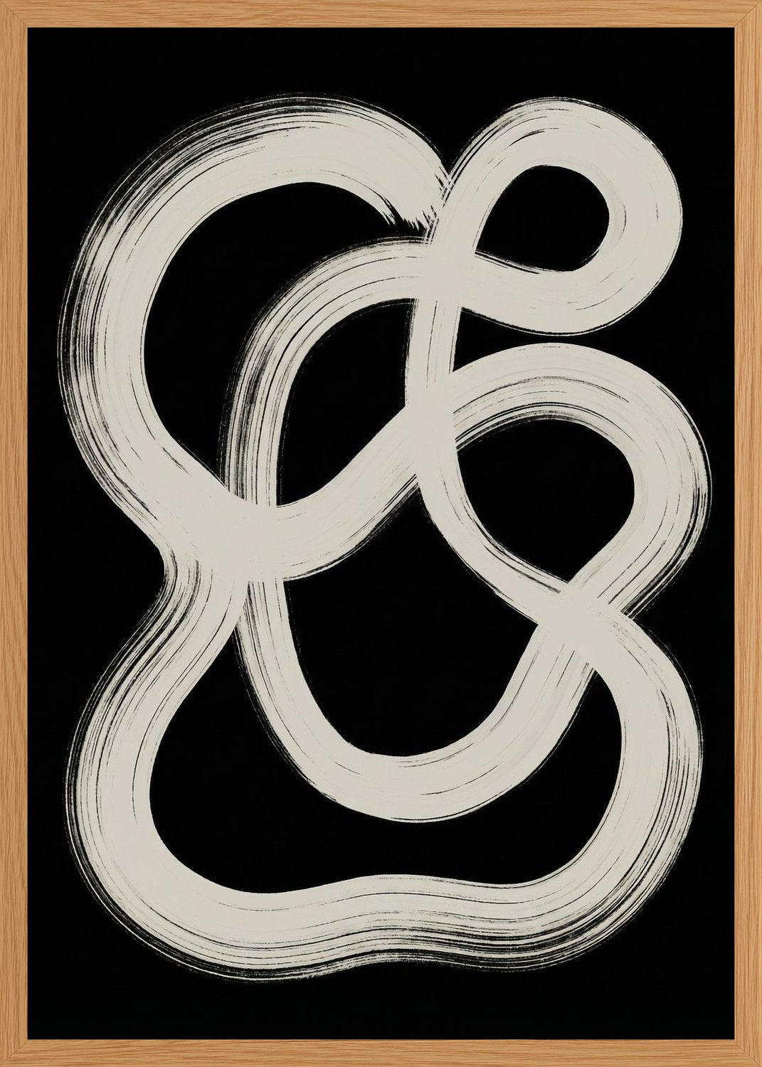 Poster in oak frame
