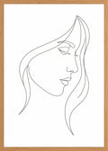 Poster in oak frame