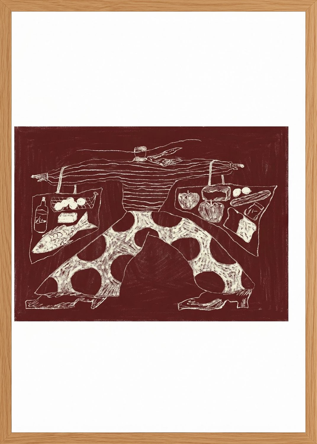 Poster in oak frame