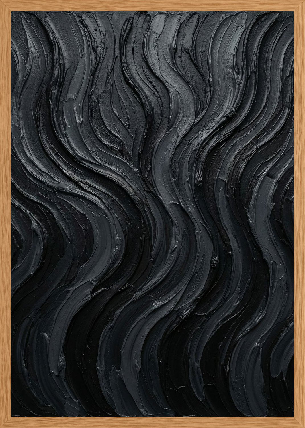 Poster in oak frame