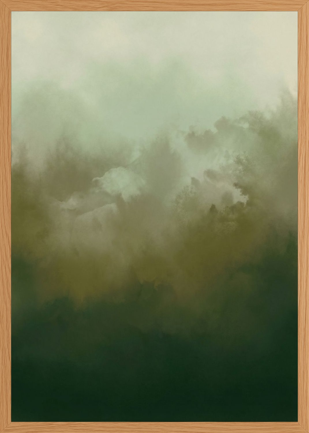 Poster in oak frame