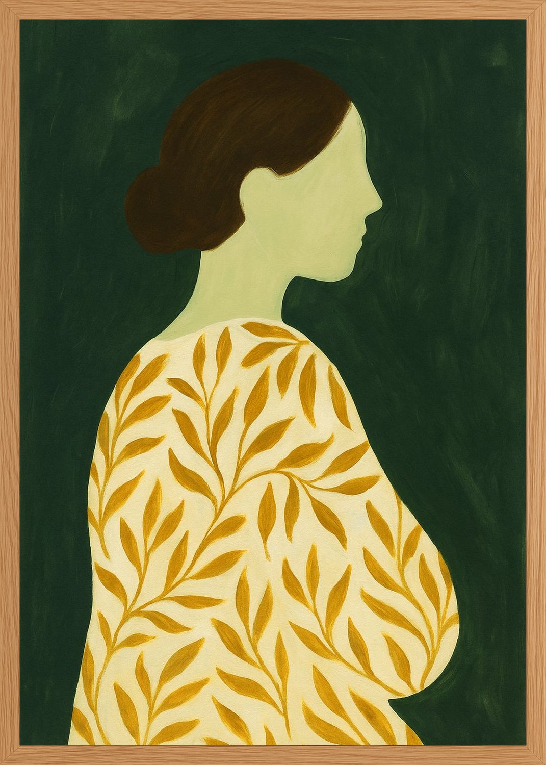 Poster in oak frame