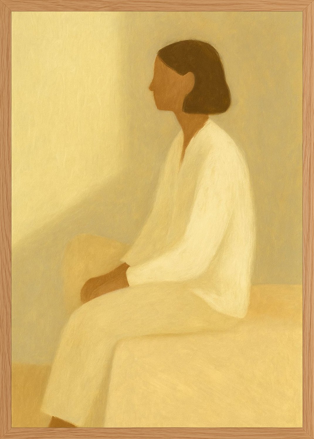 Poster in oak frame