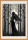 Poster in oak frame