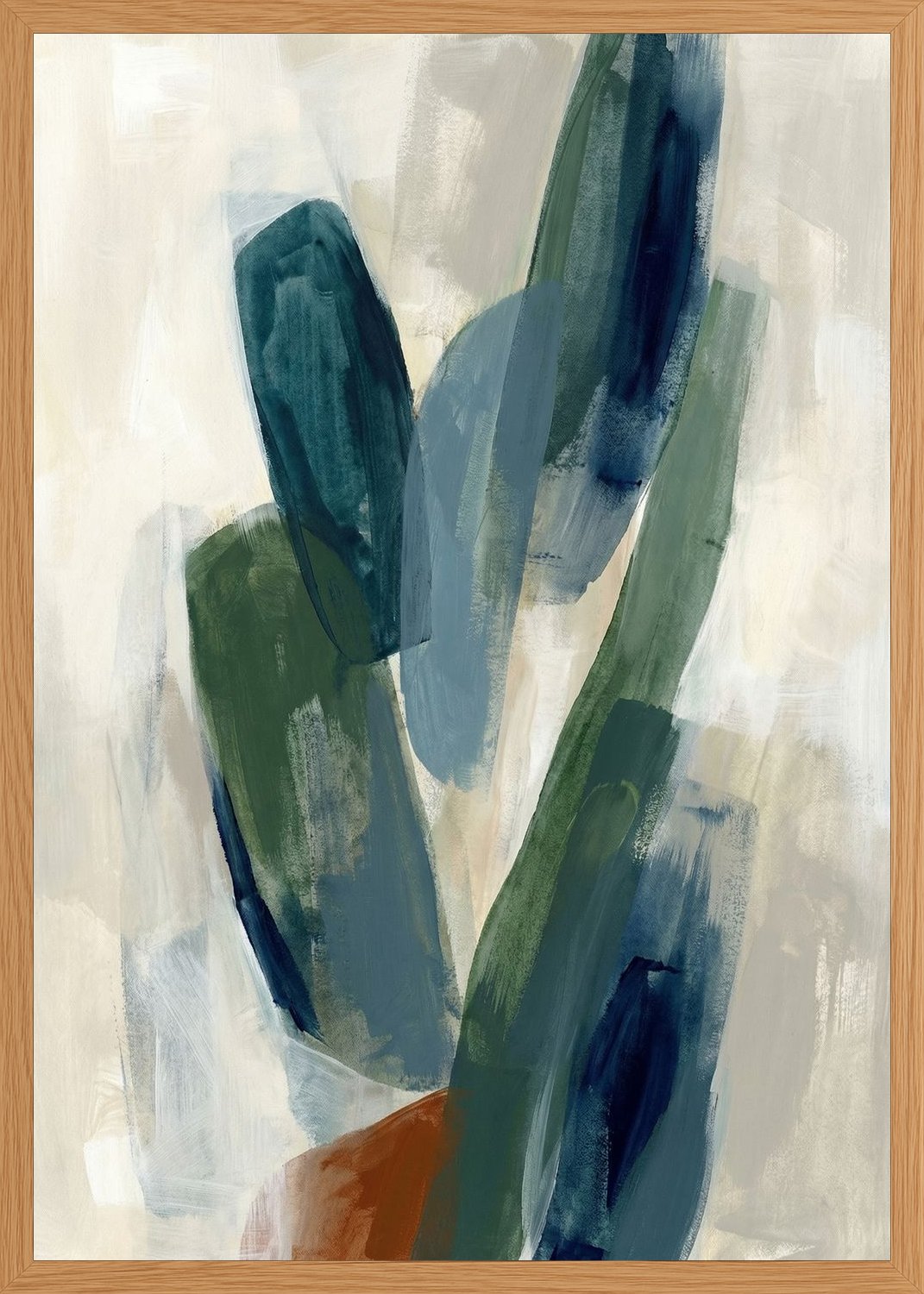 Poster in oak frame