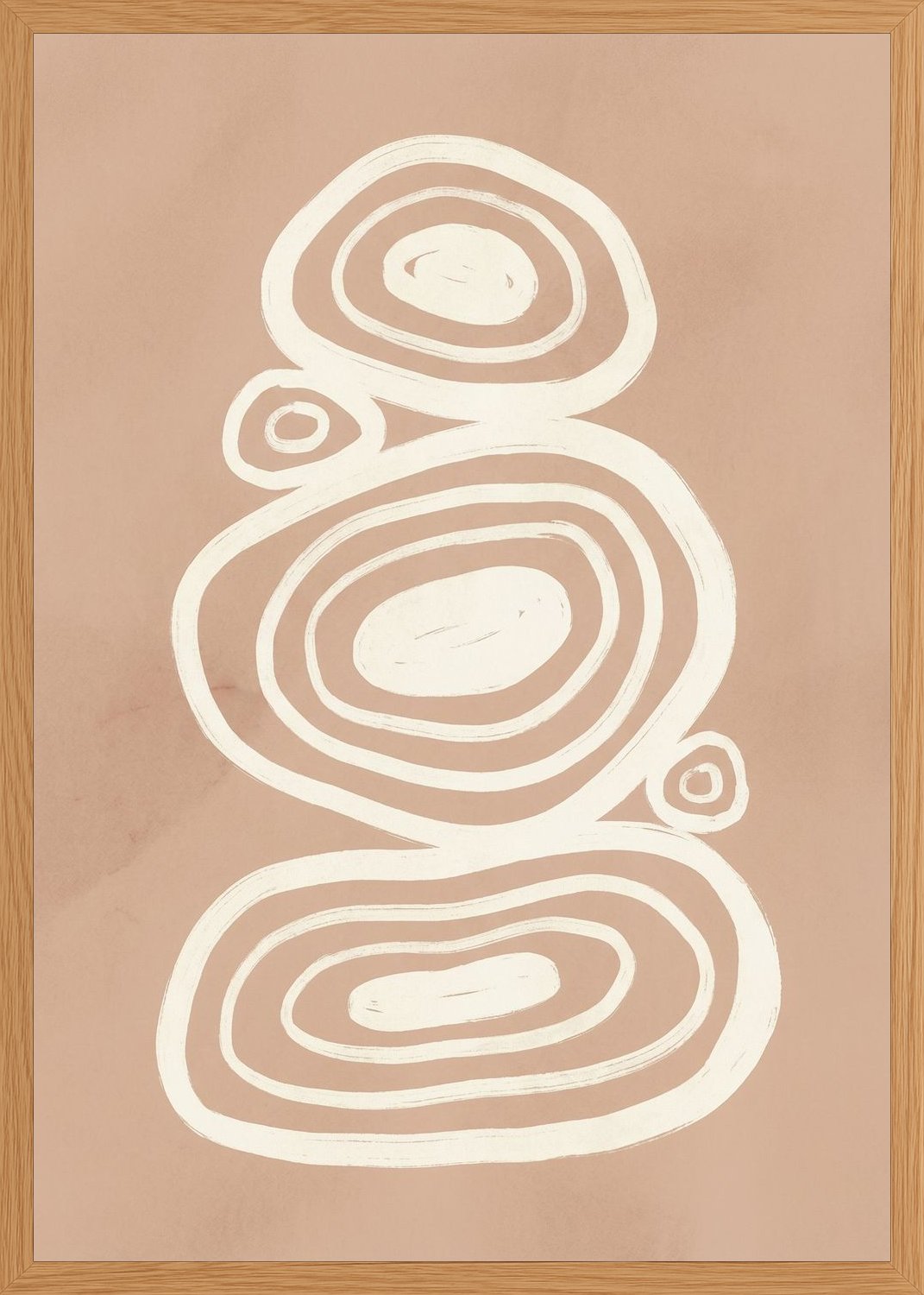 Poster in oak frame
