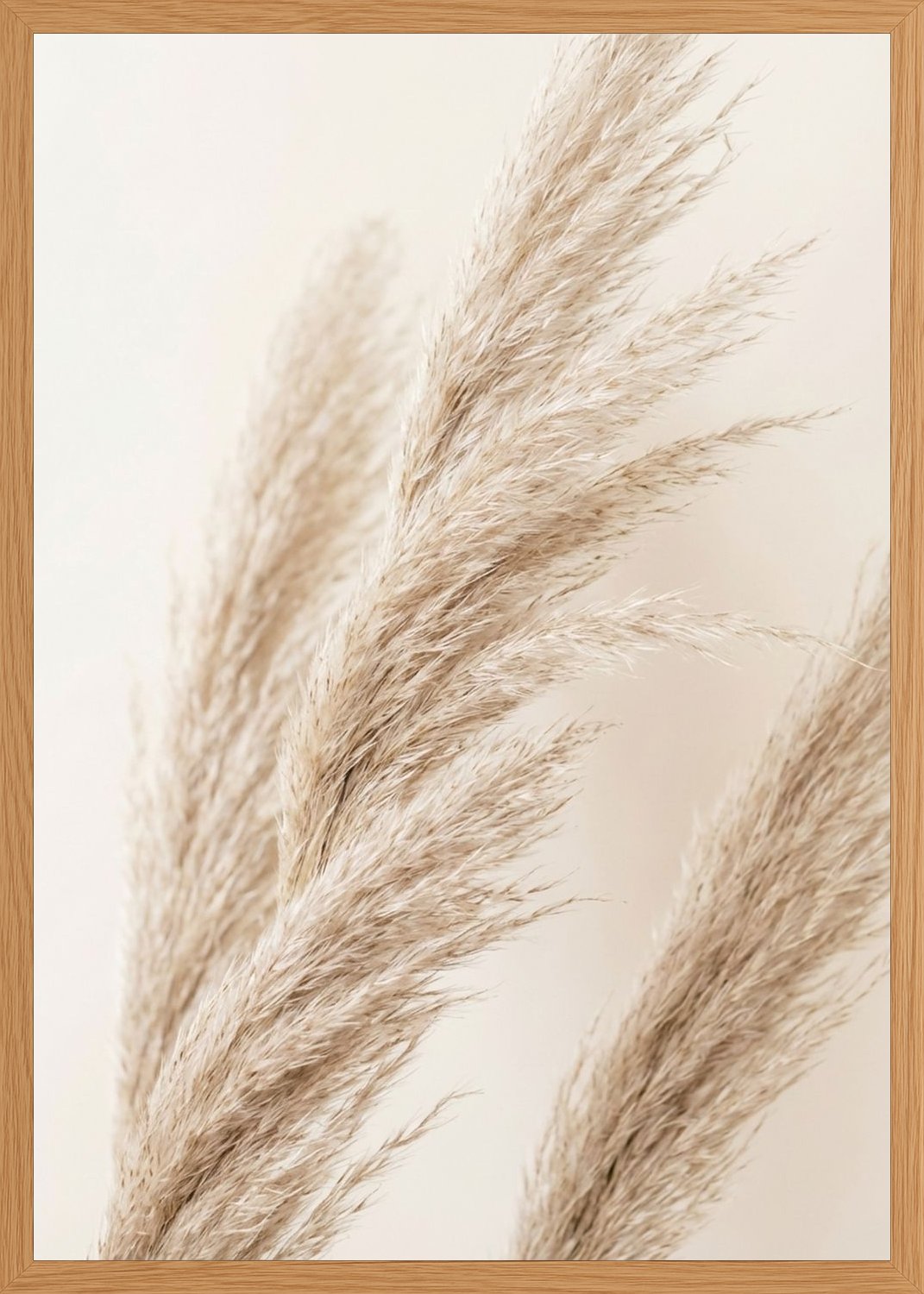 Poster in oak frame