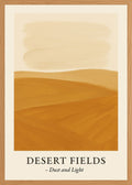 Poster in oak frame