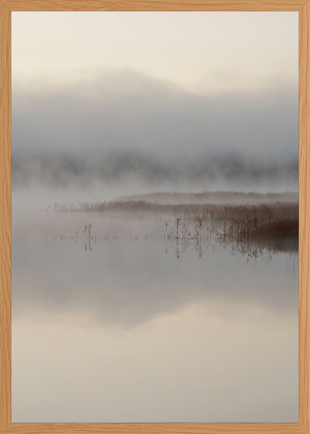 Poster in oak frame