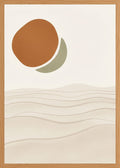 Poster in oak frame