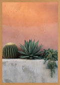 Poster in oak frame