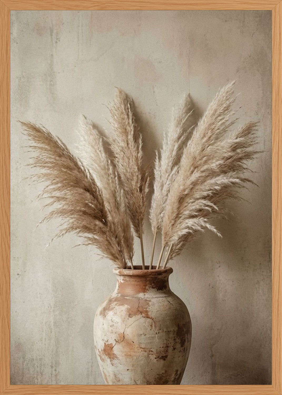 Poster in oak frame