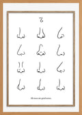 Poster in oak frame