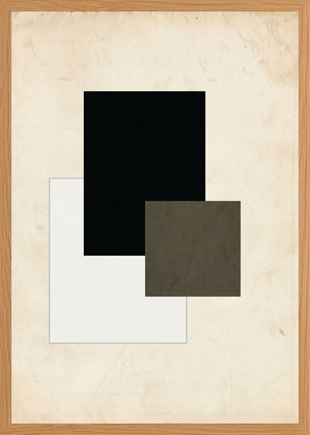 Poster in oak frame
