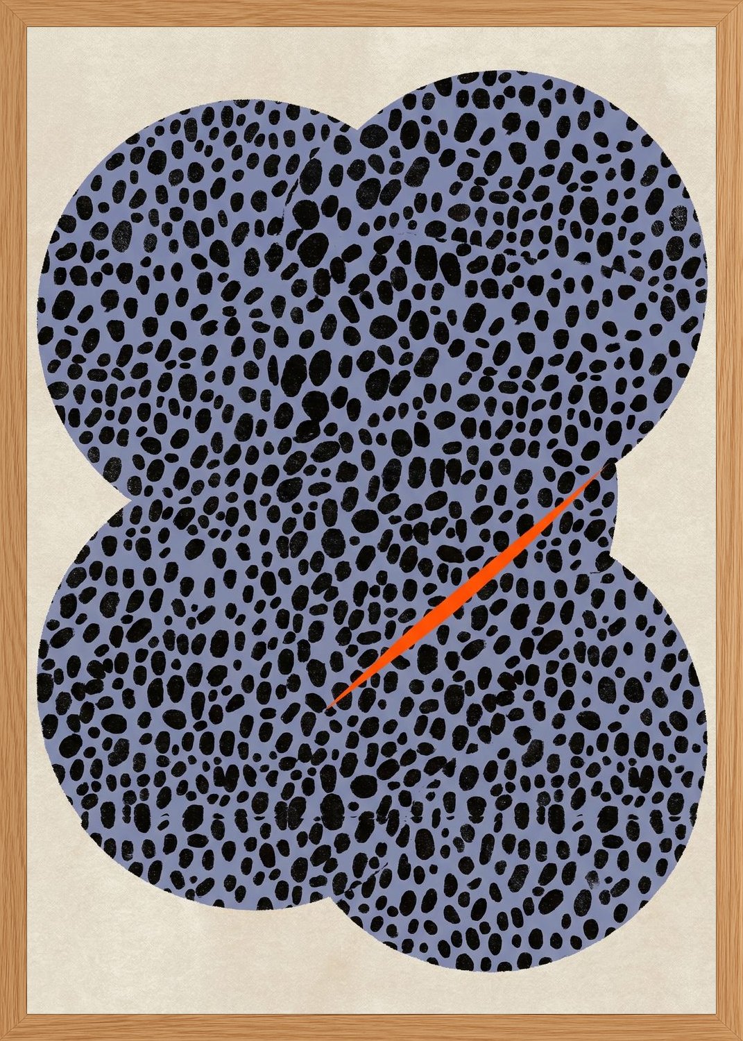 Poster in oak frame