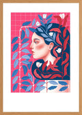 Poster in oak frame